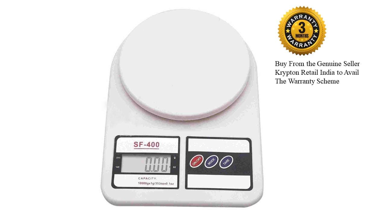 Flowsine Household Plastic Body Electronics Kitchen Scale Digital, Shop Weight Scale, Kitchen Scale Weighing Machine, Food Weighing Scale 10 Kg_(GET Free Gift & CashBack Coupon Inside The Box)