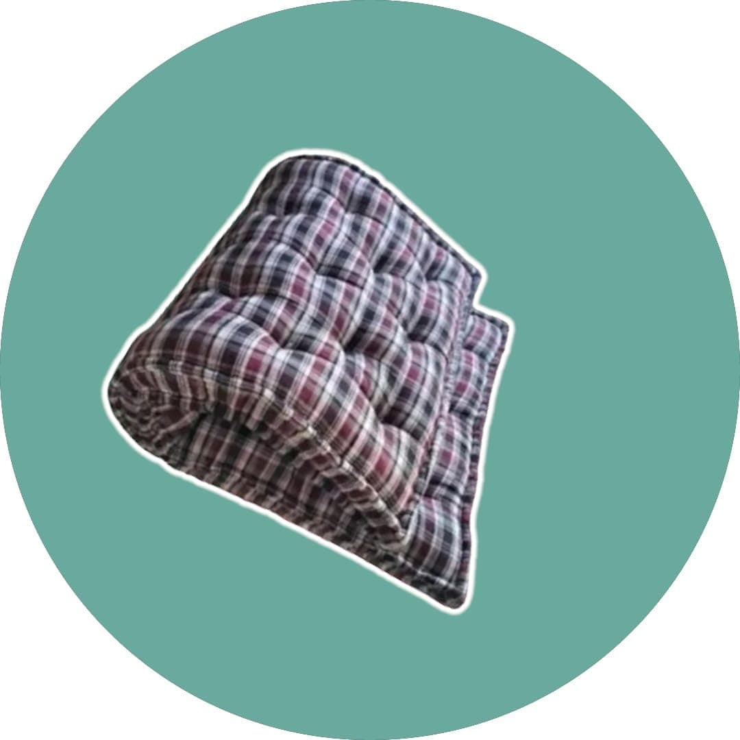 5-Inch Thick Soft Cotton Quilt | Foldable Single Bed Cotton Quilt Box | Gadda Medium Soft Cotton Multicolour Mattress (72X36X5 Inches or 3X6 ft)