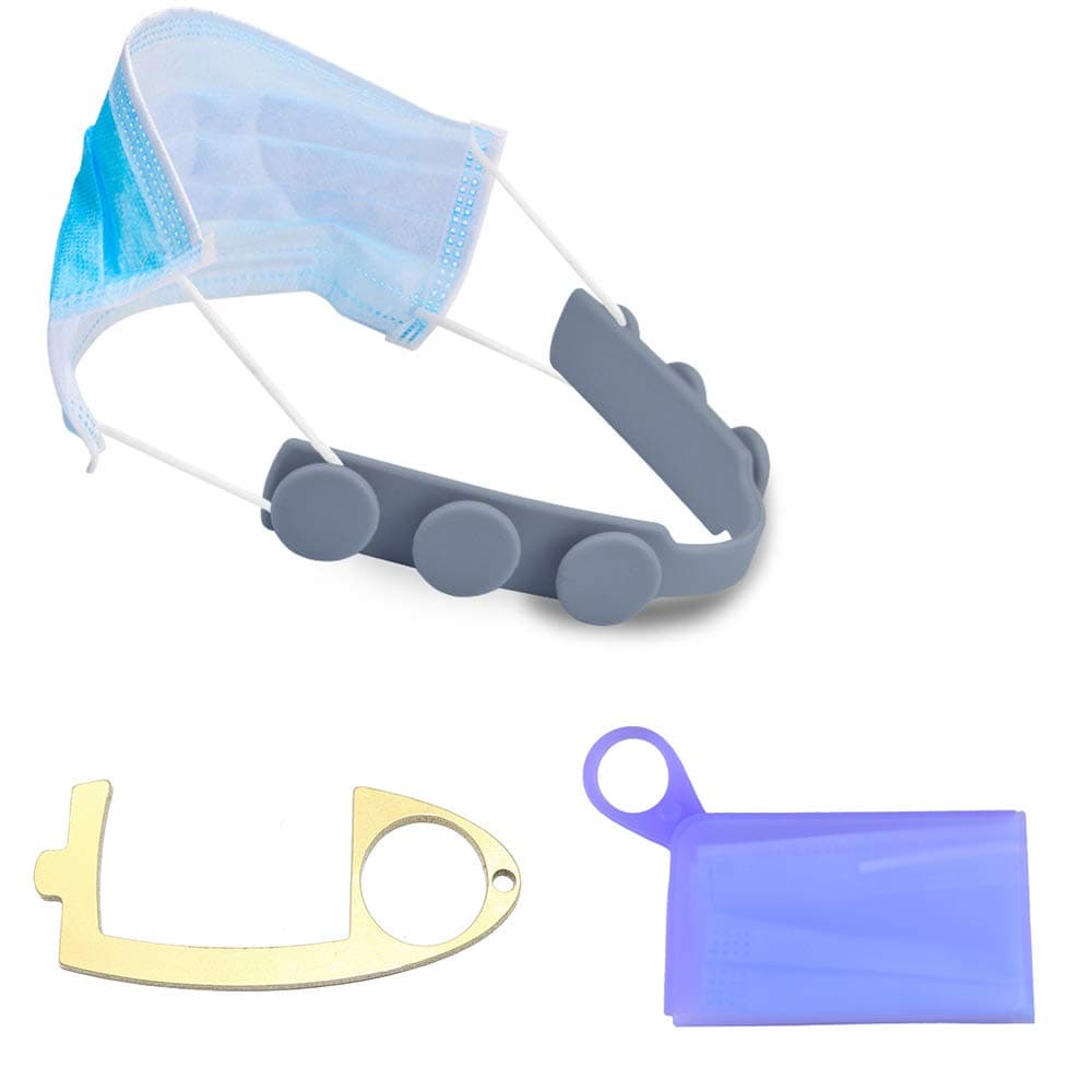 Mask Strap Extender, Anti-Tightening Mask Holder Hook Ear Strap Accessories Ear Grips Extension Mask Buckle Ear Pain Relieved Colour Random