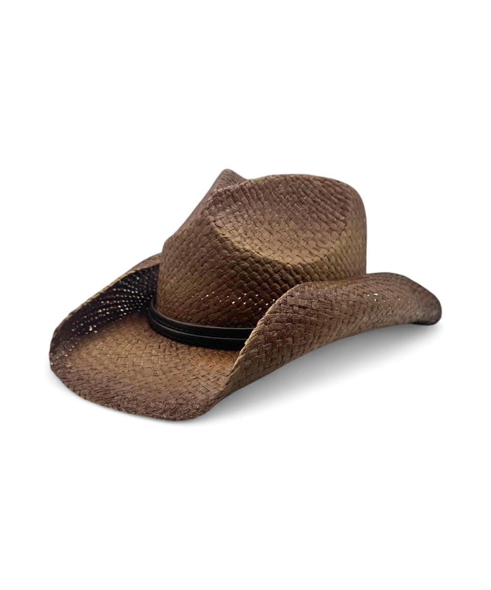 Straw Round Up Cowboy Hat – Stylish and Versatile Straw Hat for Men and Women - One Size