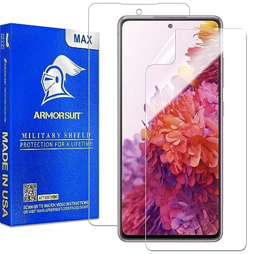 ArmorSuit 2 Pack for Samsung Galaxy S20 FE / S20 FE 5G 2020 Screen Protector Max Coverage MilitaryShield HD Clear Film - Made in the USA