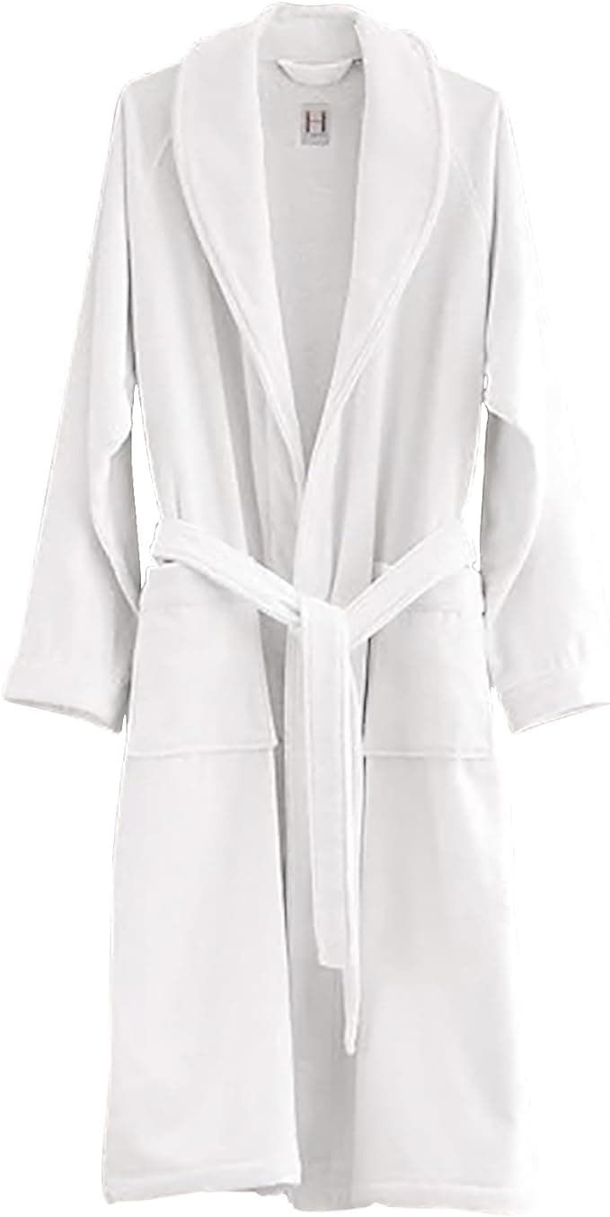 - Shawl Collar Bathrobe with Piping