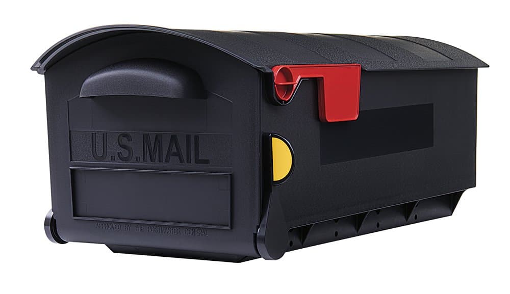 Gibraltar Mailboxes GMB515B01 Mailbox, Black, Patriot Large