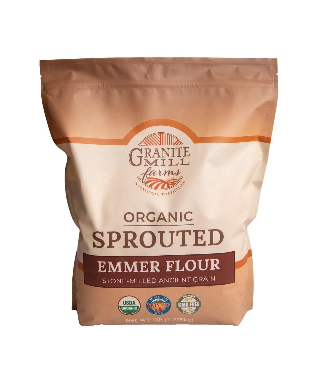Granite Mill Farms Sprouted Organic Emmer Flour, 5 lb