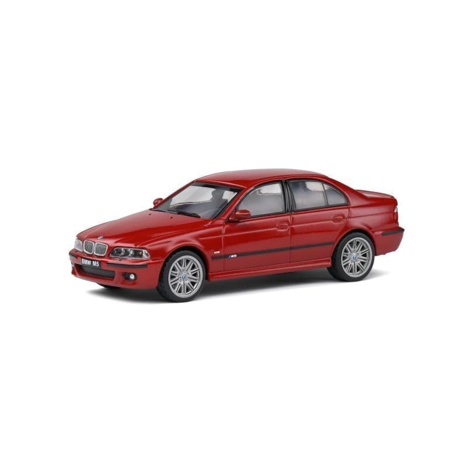 Solido 1:43 BMW E39 M5 Imola Red 2004 Model Car