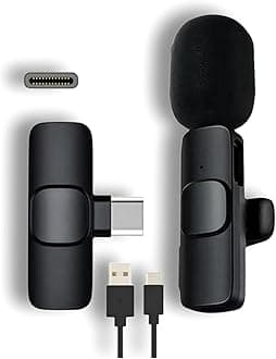 PerfX K8 Single Wireless Microphone for Singing,YouTube, Vlogging, Recording for Compatible Android & iPhone Making Good Sound Lapel Mic for YouTube, Video Recording, Live Streaming