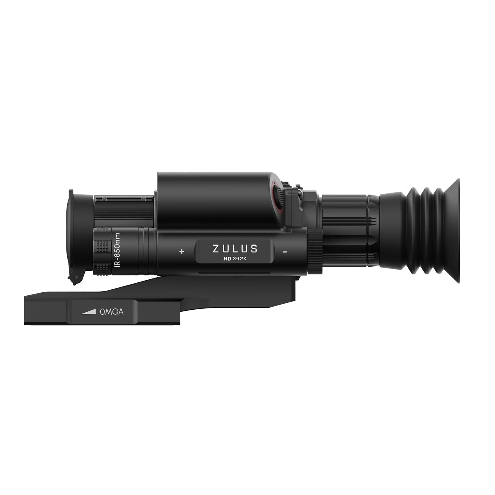 DNT Optics Zulus HD V2 Digital Day/Night Vision Scope with Infrared and Laser Rangefinder & Ballistic Calculator