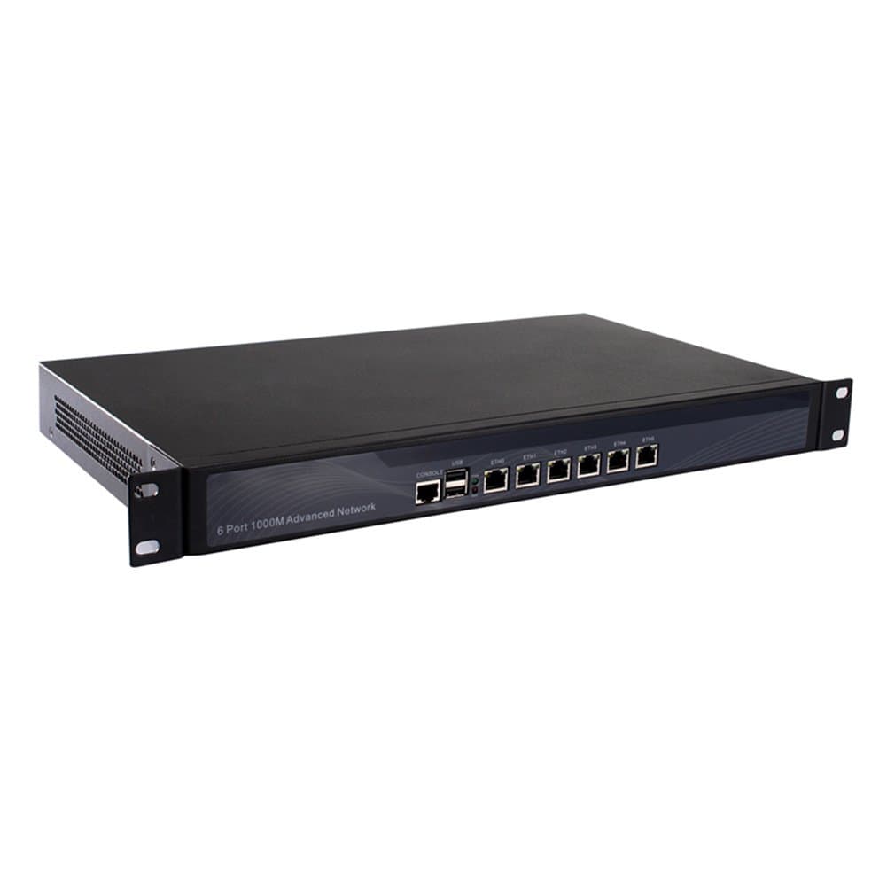 Firewall,VPN,1U Rackmount, Network Security Appliance,Router PC,6 Nics I5 2540M/I5 2520M with AES-NI Support 4G RAM 64G SSD R11