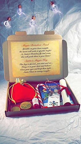 Christmas eve box with contents