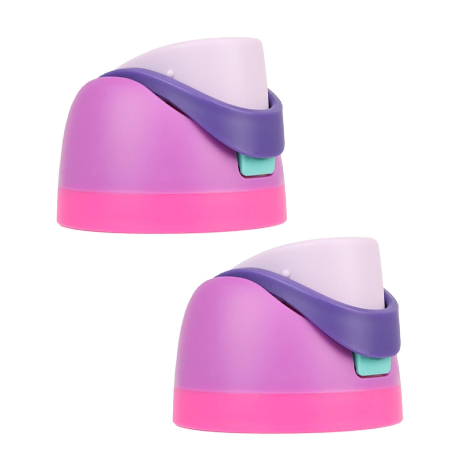 Replacement Lid for Owala Freesip, 2 PCS One Button Water Bottle Top Replacement Cap Compatible with Owala 16oz 24oz 32oz 40oz, BPA-Free, No Water Leakage Replacement Accessories for Owala,Purple