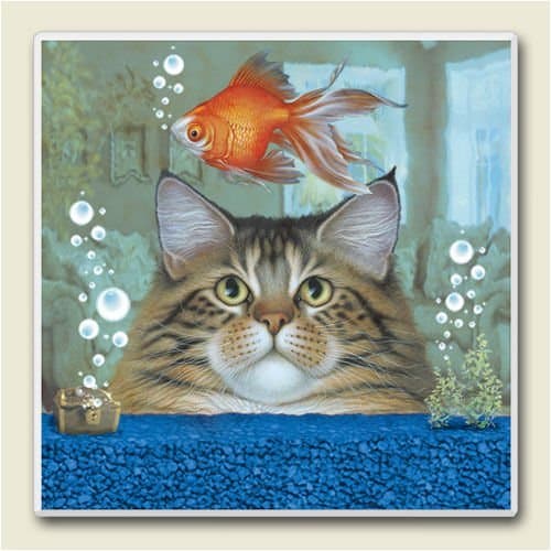 AbsorbaStone Coaster set~ Catatonic ~4 Tile Drink Coasters ~ code 154C