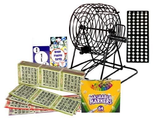 Complete Home Bingo Kit with Authentic Bingo Paper