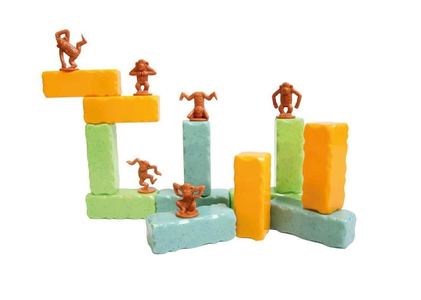 Popular Playthings PPY50111 Monkey Blocks Stacking Game