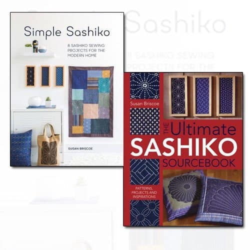 Susan Briscoe Sashiko Collection 2 Books Bundle (Simple Sashiko: 8 Sashiko Sewing Projects for the Modern Home, The Ultimate Sashiko Sourcebook: Patterns, Projects and Inspirations) Paperback – January 1, 2016