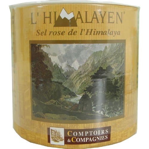 Himalayan Pink Salt in Box with serving spoon 8.8 oz
