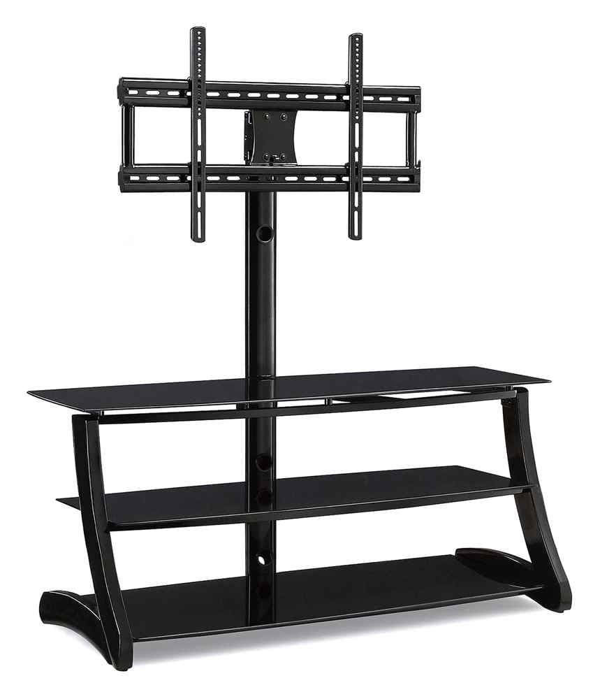 50 in. 3 in 1 Black Powder Coated Console