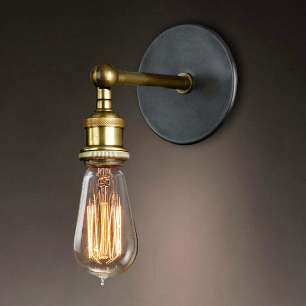 Wall Sconce Wall Lights Retro Brass Wall Light Antique Wall Sconce Adjustable Up and Down Lighting Fixture with E27 Socket for House, Bar, Restaurants, Coffee Shop, Club Decoration