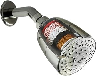 WaterScience CLEO Shower Filter for Bathroom - Multi Flow | Hard Water Softener for Shower | Water Filter for Shower Head | For Borewell/Tanker Water - CLEO-SFM-419