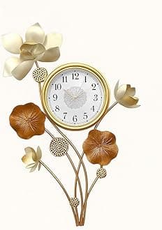 Wall Clock for Living Room Decor, Decorative Wall Clocks for Bedroom Kitchen Home Office,Modern Wall Clock Battery Operated, Large Silent Wall Clock Non Ticking, Analog Display (MO-07)