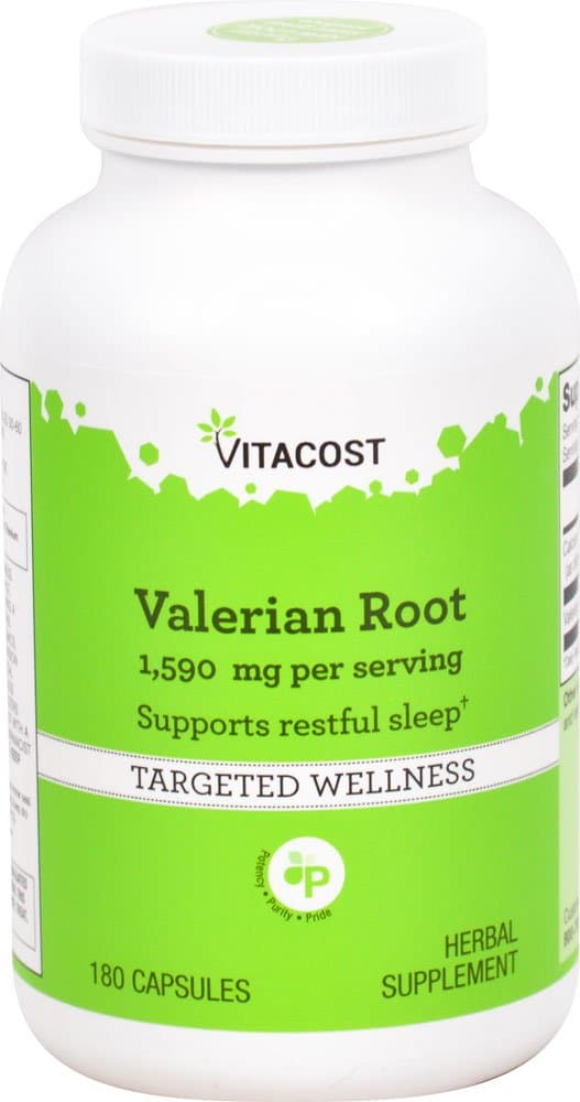 Vitacost Valerian Root -- 1590 mg per serving - 180 Capsules