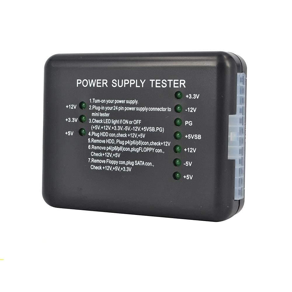 Power Supply r Computer PC 24 pin 20 pin 8 pin 6 pin 4 pin for PSU, ATX, SATA, HDD, SMPS, PC, Floppy with LED Indicator Light