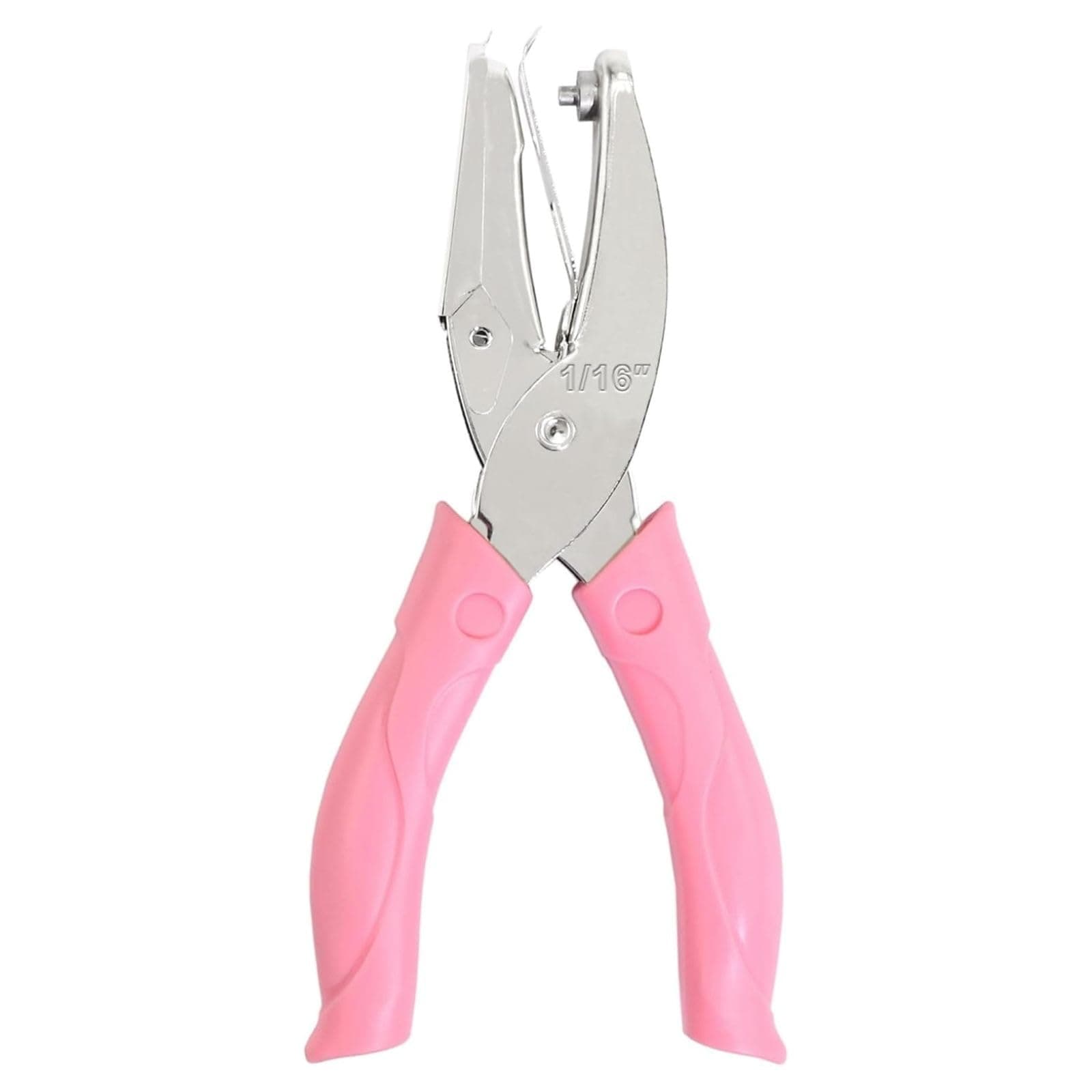 Toysdone 1/16 Inch Small Mini Tiny Shaped Circle Metal Single Handheld Hole Paper Punch Punchers with Soft-Handled for Tags Clothing Ticket