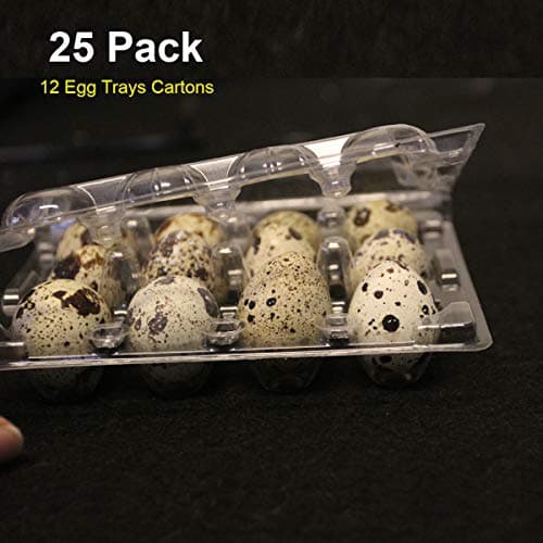 Quail Egg Cartons 20 Pack Each 24 Small Eggs Trays,Quail Egg Cartons Cheap Bulk Reusable,Recyclable Plastic Egg Carton for Refrigerator for Small Eggs of Quail,Pheasant,Grouse,Only Cartons