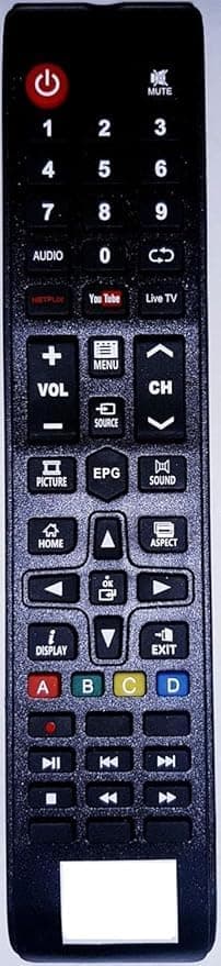 SV Compatible Remote Control for Treeview/Eairtec/Wisdom Share/Baron Smart Cloud Led Tv with Netflix YouTube Live Tv Function (Please Match Your existing Remote with Given Image)
