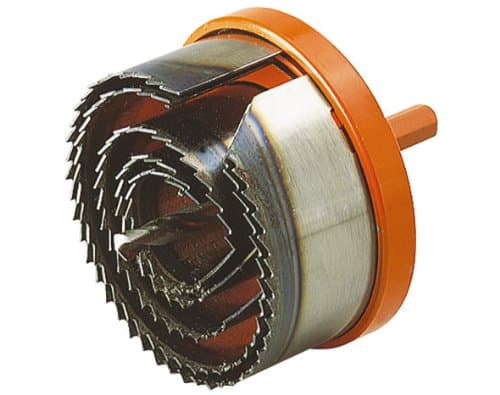 wolfcraft"Professional" Multi-Blade Hole Saw, Ø 28-74 mm I 2220000 I Saw with 5 quick-change blades, Ø 28-74 mm, cutting depth 40 mm