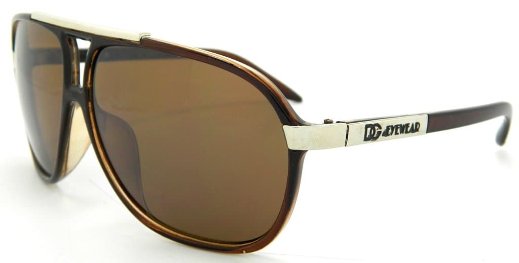 Mens Brown Aviator Shades