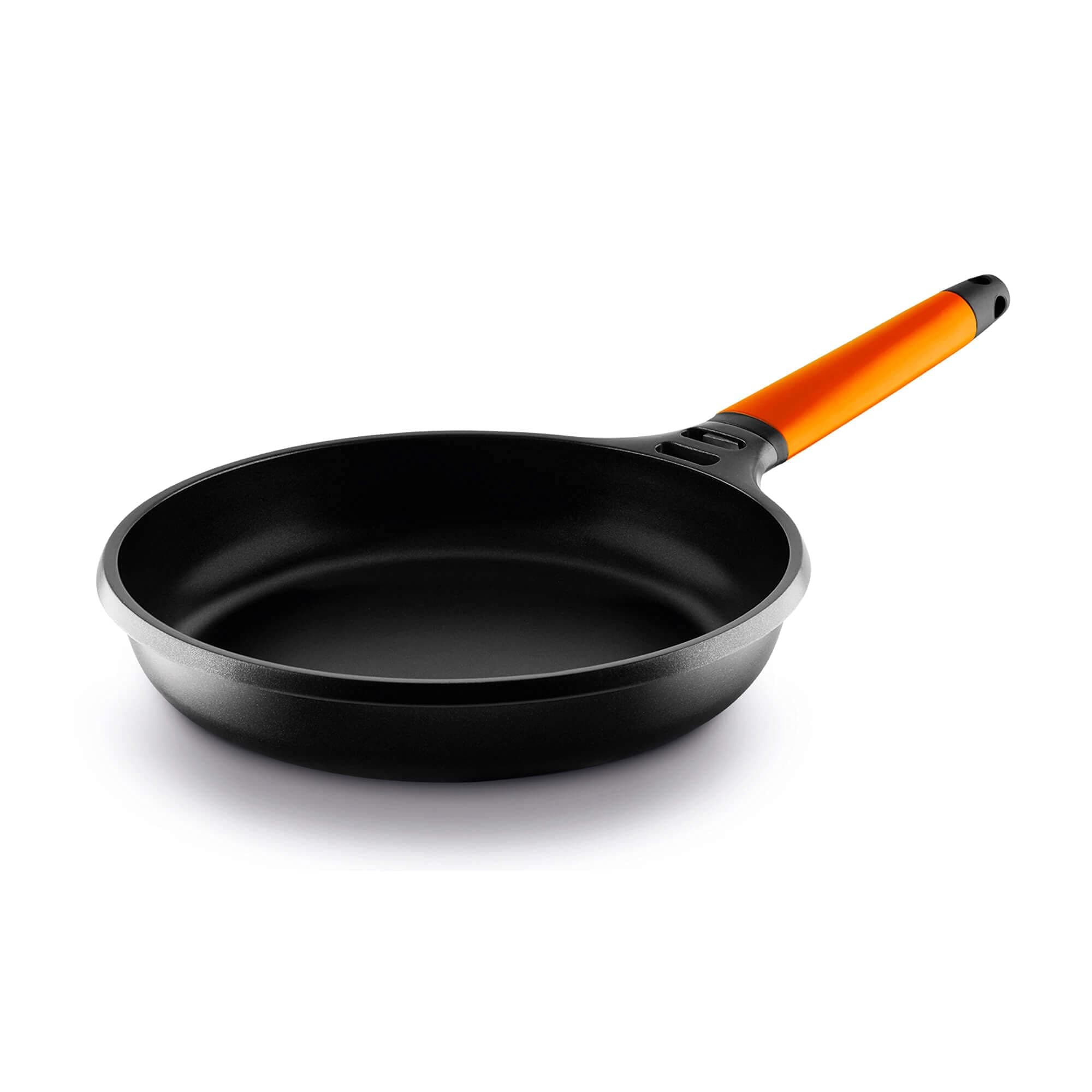 Fundix Castey Induction Frying Pan with Removable Handle, 26 cm, Cast Aluminium, Orange, 26 x 20 x 5.5 cm