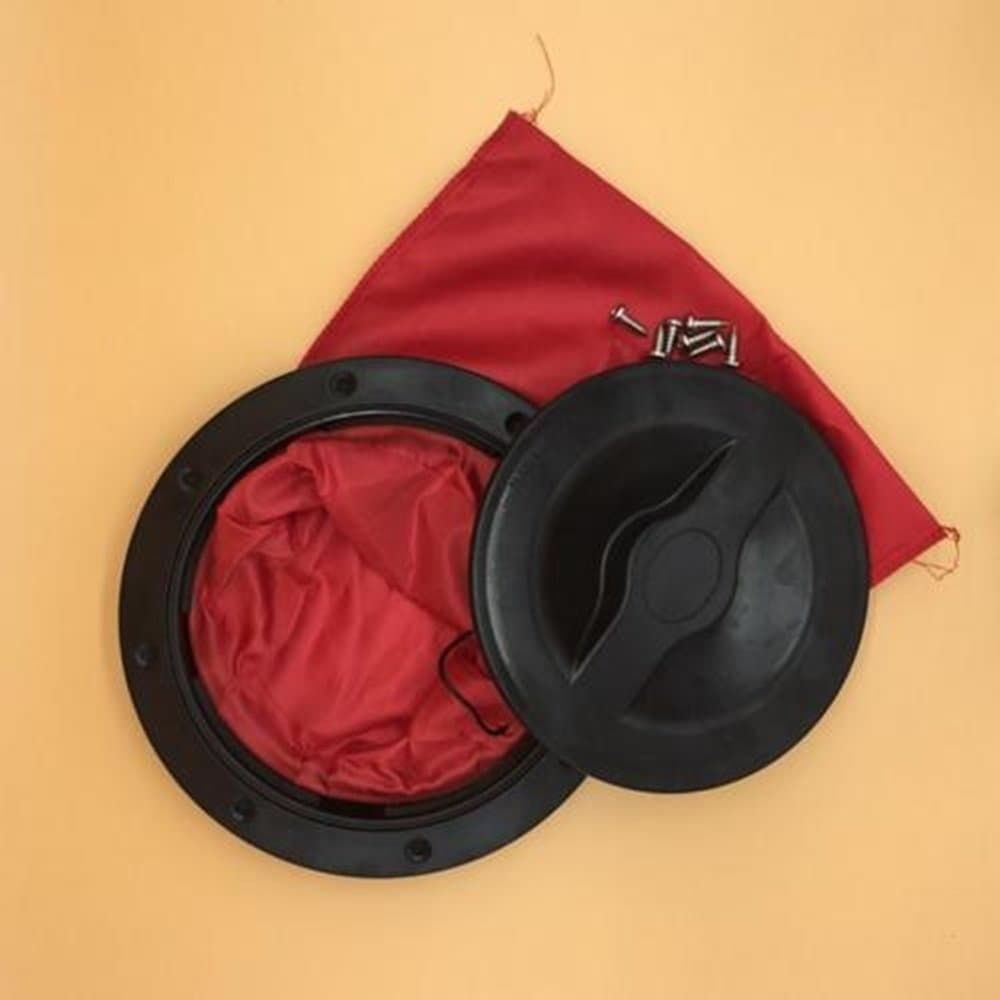 Kayak 6 Deck Plate Hole Diameter Hatch with Cat Bag for Kayak Boat Fishing Rigging