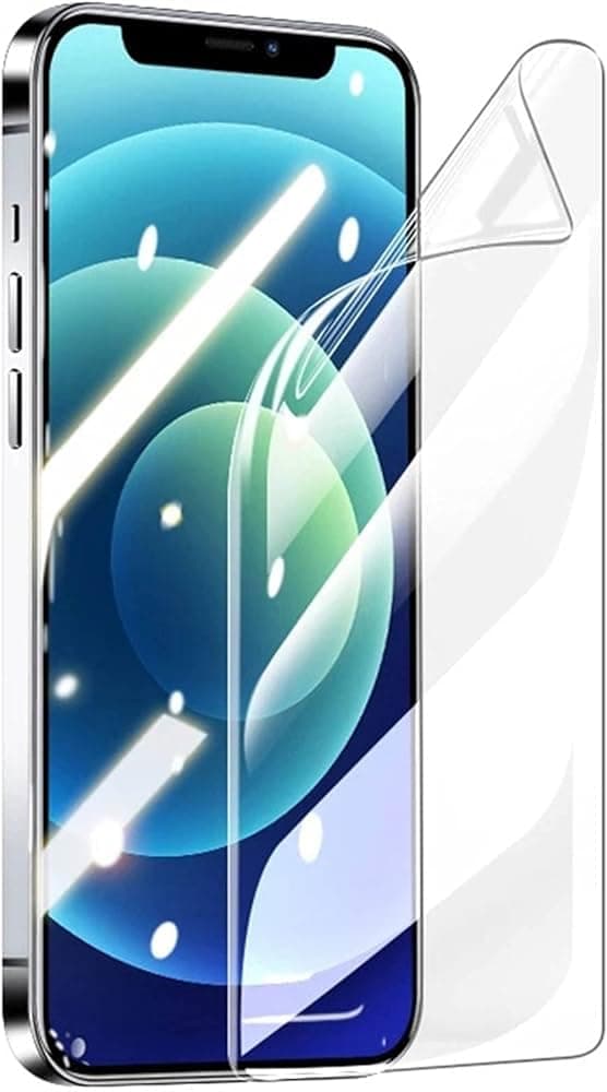 Tech Skinners iPhone 12 Pro (2020) - 6.1 inches Hydrogel Anti Blue Light Anti-Blue Ray Screen Protector Pack Of Two, Case Friendly, Anti-Fingerprint and Bubble Free - iPhone 12 Pro