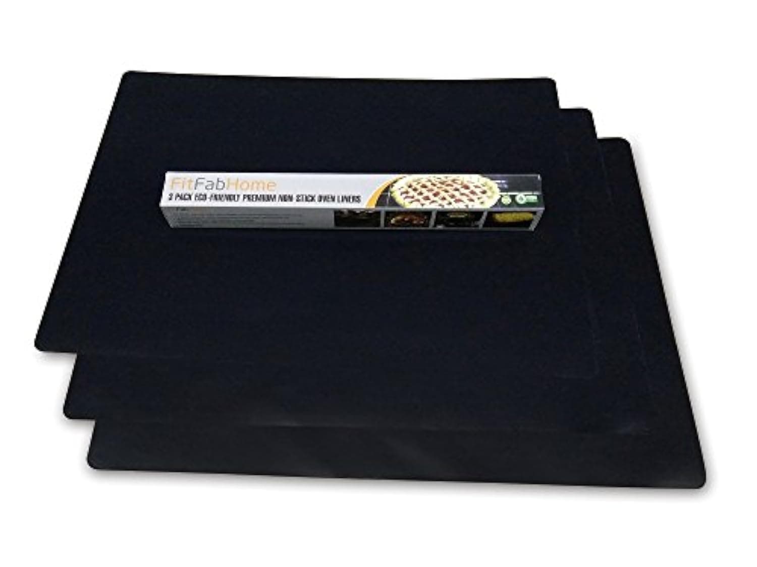 3 Pack Large Non Stick Oven Liners Mat BPA and PFOA Free, Protect the Bottom of Electric or Gas Oven Toaster Oven Stovetop Air Fryer Grill…