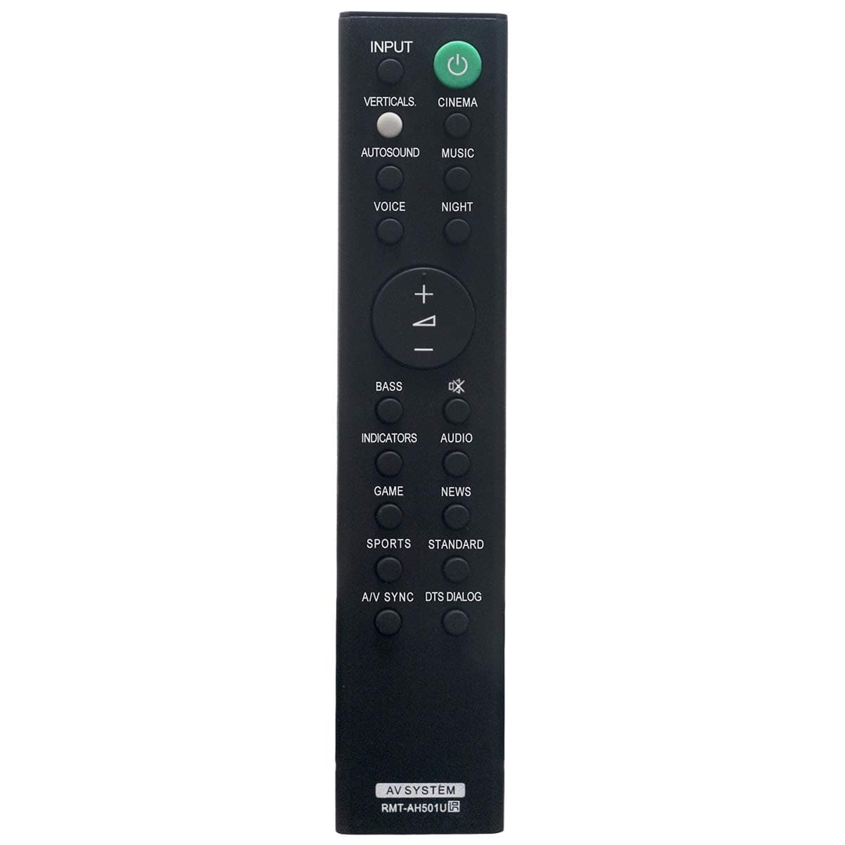 RMT-AH501U Replacement Remote Control Applicable for Sony Soundbar HT-X8500 HTX8500 Sound Bar System