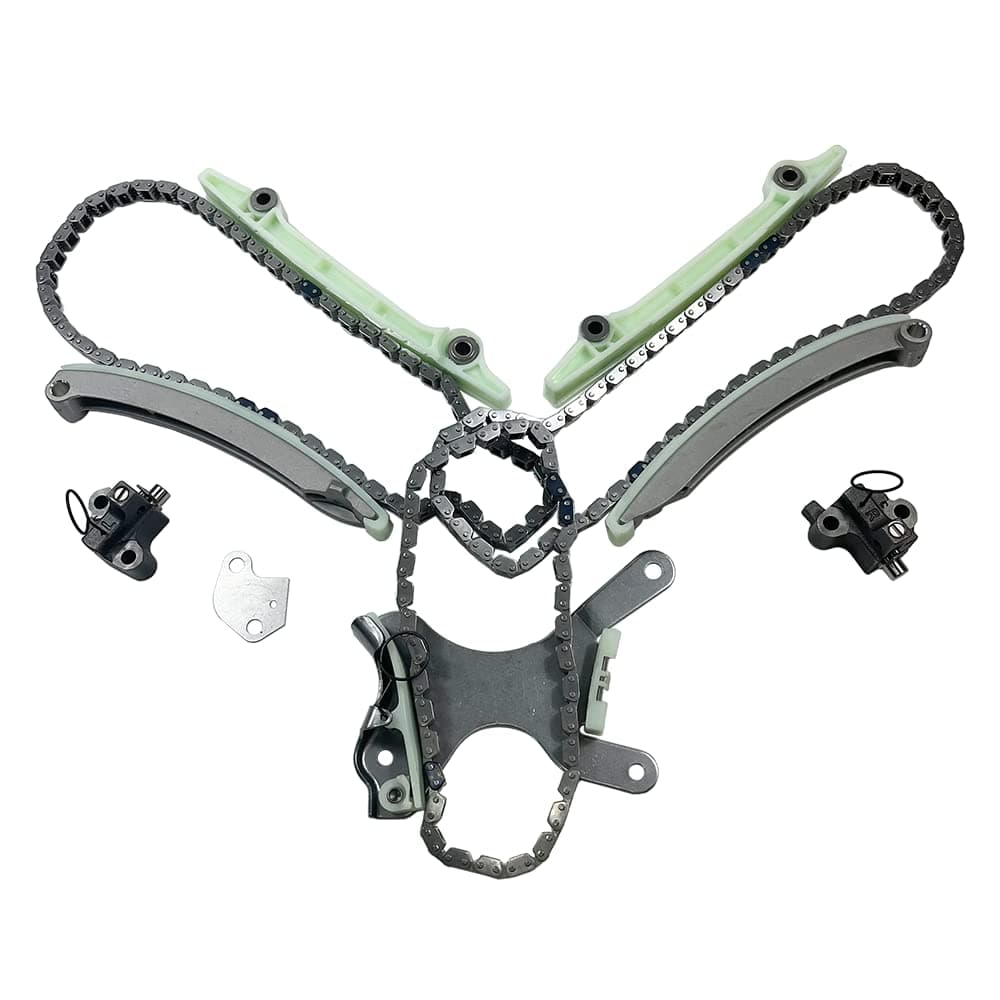 Engine Timing Chain Kit w/o Sprockets | Fit for Dodge Dakota Durango Ram 1500, Jeep Commander Grand Cherokee, Mitsubishi Raider, 4.7L V8 285CID 287CID 16 VALVE, JTEC & NGC Design | OE# 90393SX