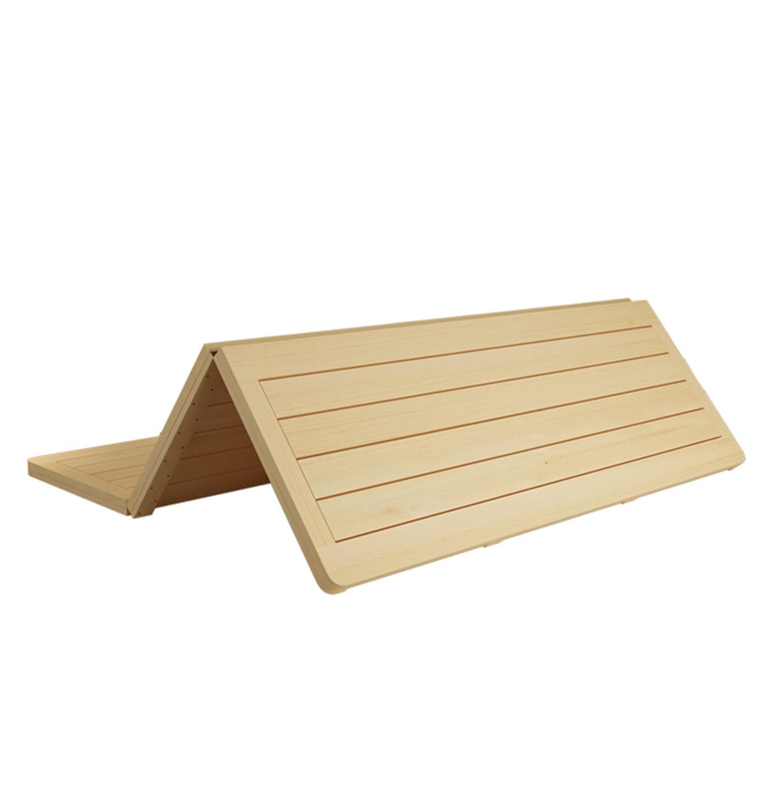 Foldable Bed Support Board, Solid Wood Breathable Ranked Skeleton Simples Wooden Mattress Soft Bed Becomes Hard Waist Protector Bed Board For Sofa(80x160cm)