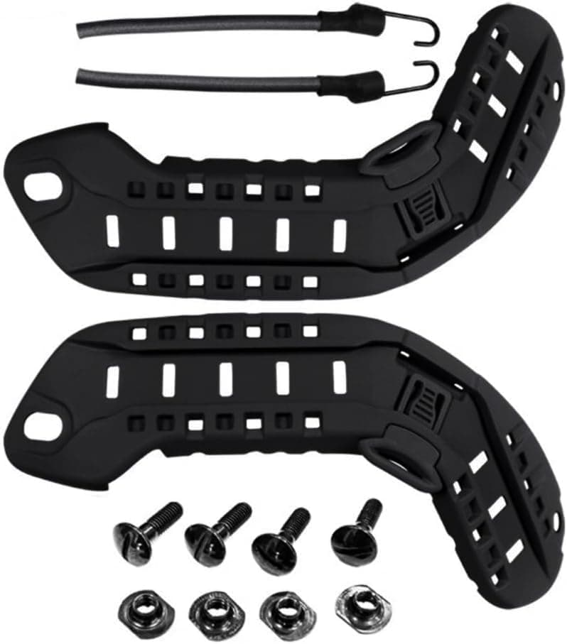 Nylon Tactical Combat MSA ARC Helmet Side Rails with NVG Bungee for MICH 2000 2001 2002 ACH Helmet