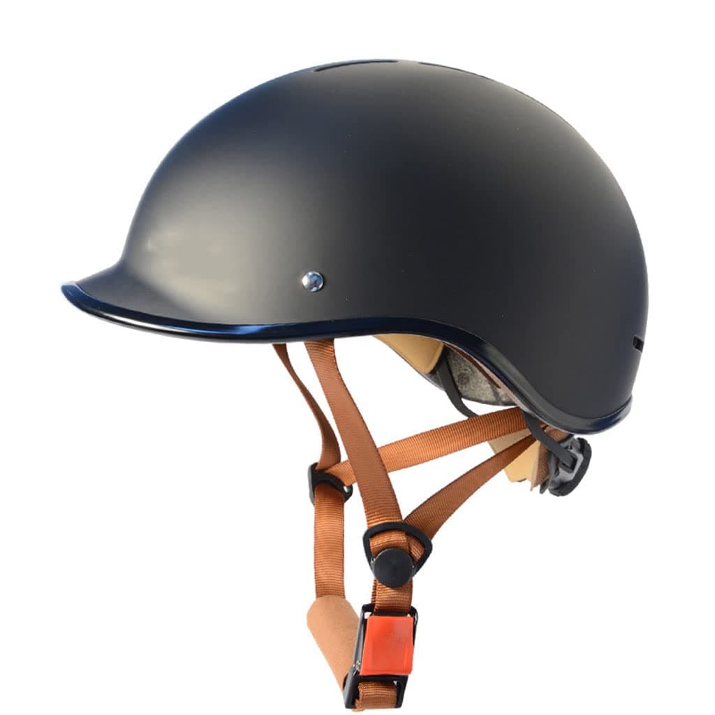 Retro Cycling Half Helmet Comfortable ABS Shell Vintage Open Face Fashion Cap Helmet for Youth Adults Scooter Moped Skateboard Street Cruiser Jet Style DOT/ECE Certified Baseball Cap