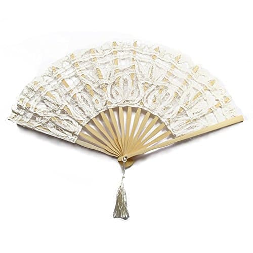 AOHONG Victorian Style Romantic Lace Folding Fan