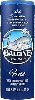 La Baleine Fine Crystals Canister, Sea Salt, 26.5 Ounce