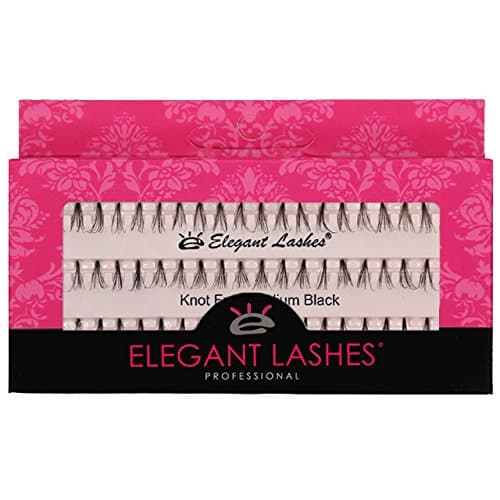 Knot-Free Flare Medium Black Individual Eyelashes (Single Pack - 1 Tray)