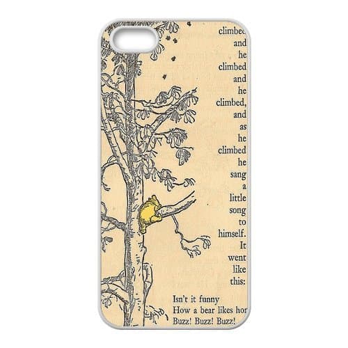 Winnie the Pooh Design Case for iPhone 5s,Cover for iPhone 5s,Case for iPhone 5,Hard Case Protector for iPhone 5/5s