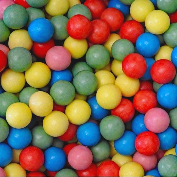 Gumball Machine Refill Pack | Bubblegum Balls │ 1 Kilo Bulk Bag │ 1KG │ Assorted Sweet Pick and Mix for Parties, Gifts, and Sharing.