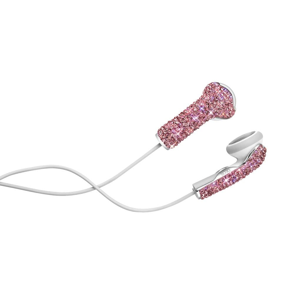 Deos Full Crystal Light Rose Earphone Covers
