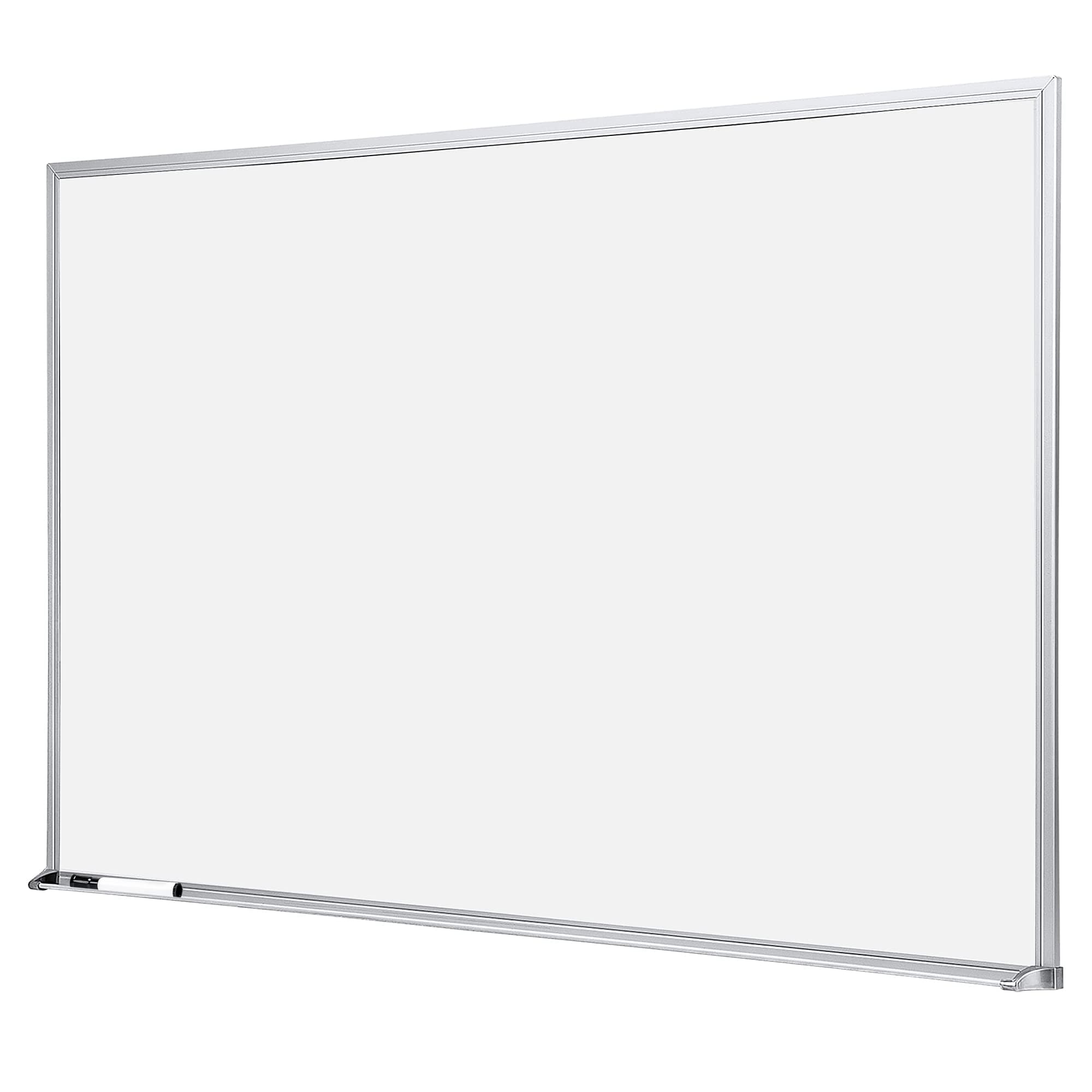 Amazon Basics Dry Erase White Board, 24 x 36-Inch Whiteboard - Silver Aluminum frame, Silver/White