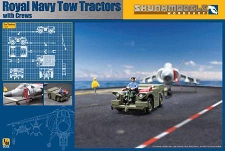 Skunk Model Workshop SW 48017 – Model Kit Royal Navy Tow Tractors with Crews