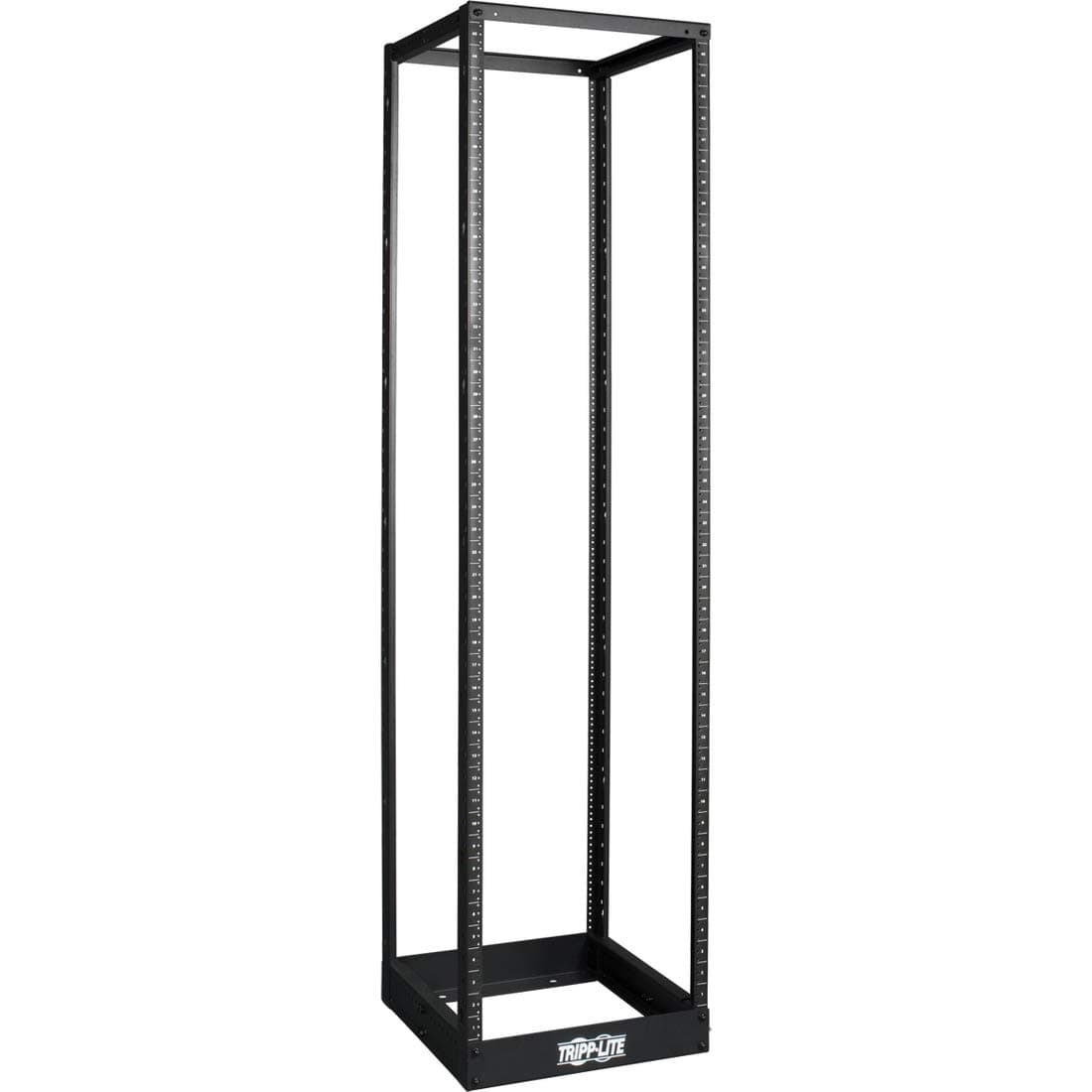 Tripp Lite 45U 4-Post Open Frame Rack, Network Equipment Rack, 1000 lb. Capacity (SR4POST) , black