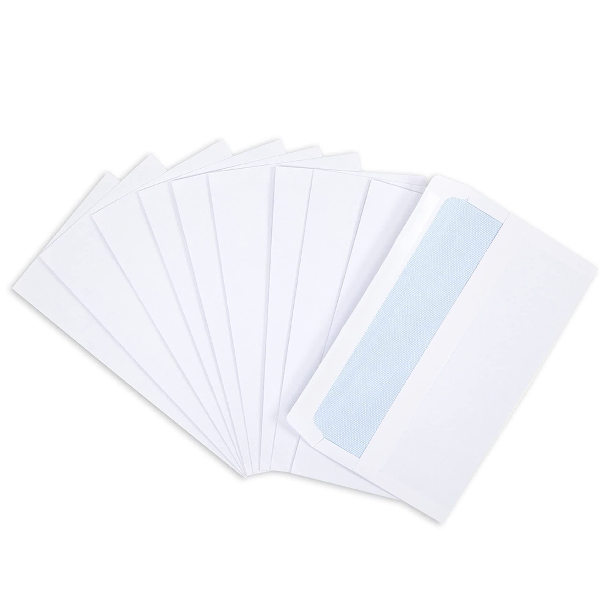 Postmaster DL Envelopes 110 x 220mm 80 GSM Self Seal White 400 Pack