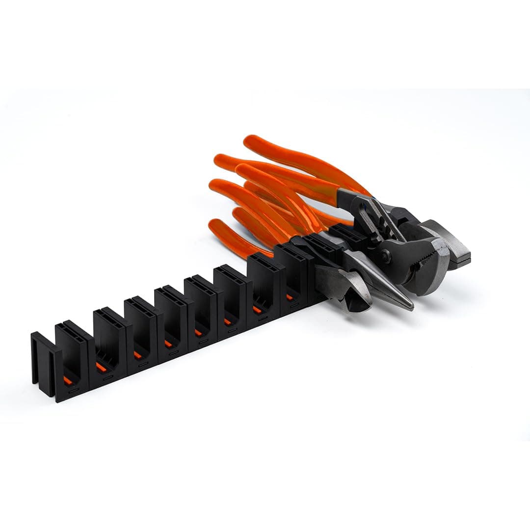 ToolBox Widget Plier Organizer Pro Series 4.0 – Magnetic Plier Holders for Tool Drawer Storage – Modular Toolbox Organizer System for Professional and DIY Mechanics - 1 Pack, 12 Holders